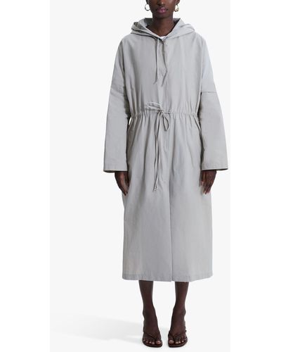 James Lakeland Oversized Long Raincoat - Grey