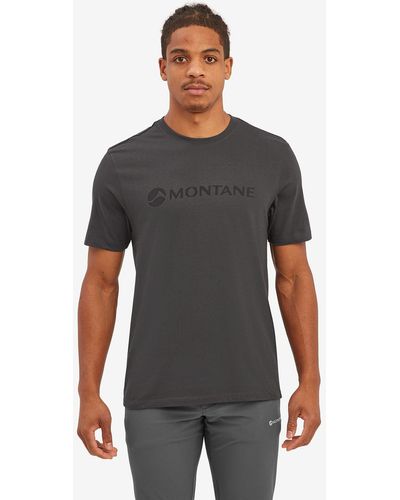 MONTANÉ Mono Logo Organic Cotton T-shirt - Grey