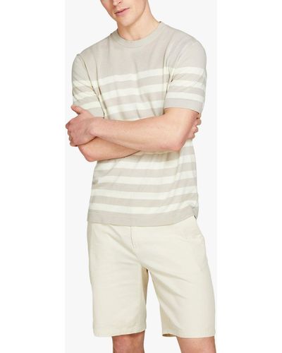 Sisley Striped T-shirt - Natural