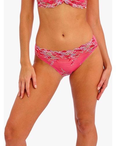 Wacoal Embrace Lace Floral Knickers - Pink