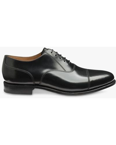 Loake 200 Polished Toecap Wide Fit Oxford Shoes - White