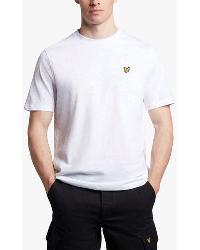 Lyle & Scott Slub Short Sleeve T-shirt - White