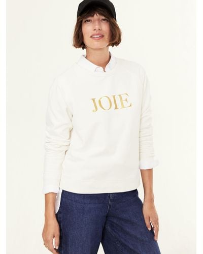 Baukjen Fauve Joie Organic Cotton Blend Sweatshirt - White