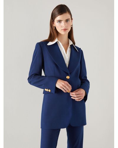 LK Bennett Kennedy Suit Jacket - Blue