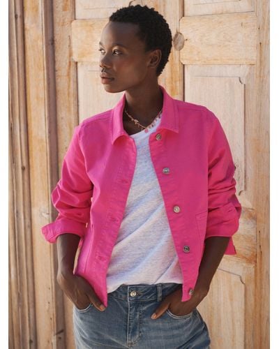Nrby Etta Cotton Blend Jacket - Pink