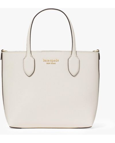 Kate Spade Bleecker Small Leather Tote Bag - White