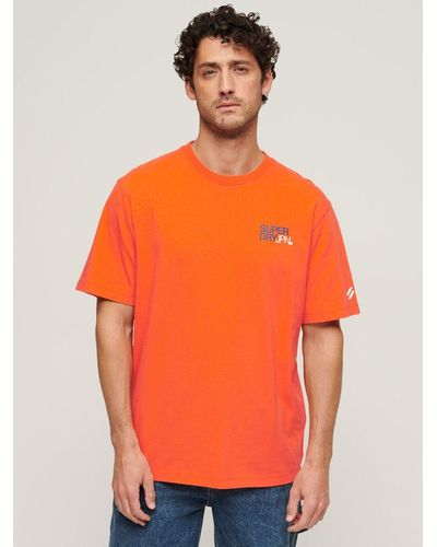 Superdry Sportswear Logo Loose T-shirt - Orange