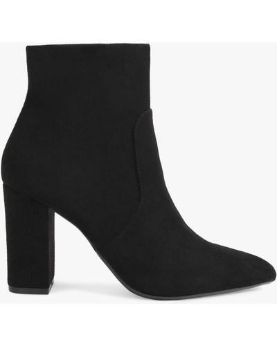 Carvela Kurt Geiger Shone High Block Heel Ankle Boots - Black
