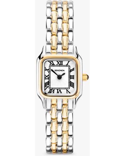 Sekonda Octagonal Bracelet Strap Watch - Metallic