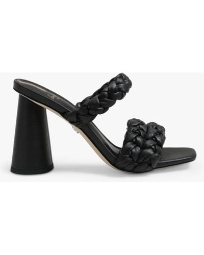 Sam Edelman Kendra Woven Strap Sandals - Black