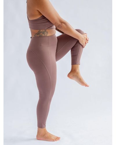 GIRLFRIEND COLLECTIVE Compressive High Rise 7/8 Leggings - Natural