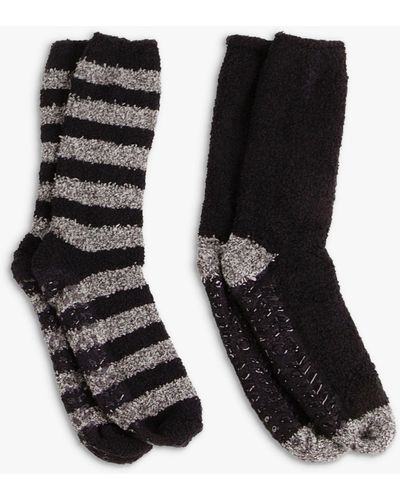 Totes Supersoft Slipper Socks - Black