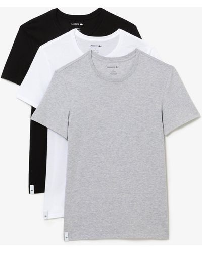 Lacoste Crew Neck Slim T-shirts - Multicolour