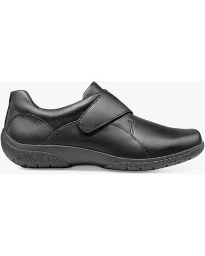 Hotter Sugar Ii Leather Casual Shoes - Black