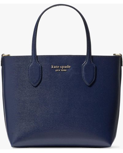 Kate Spade Bleecker Small Leather Tote Bag - Blue