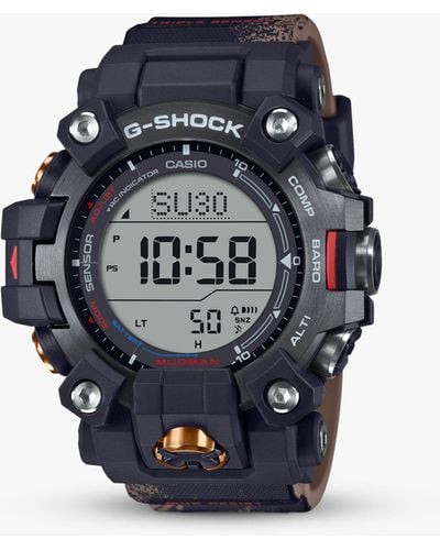 G-Shock Gw-9500tlc-1er G-shock Limited Edition Toyota Land Cruiser Mudman Solar Resin Strap Watch - Blue