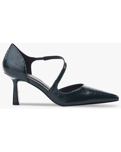 Moda In Pelle Daleiza Patent Court Shoes - Blue