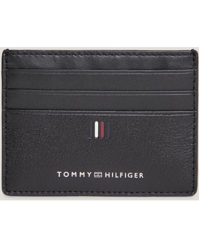 Tommy Hilfiger Leather Card Holder - Grey