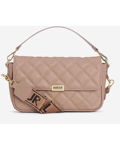Barbour International Soho Quilted Crossbody Bag - Pink