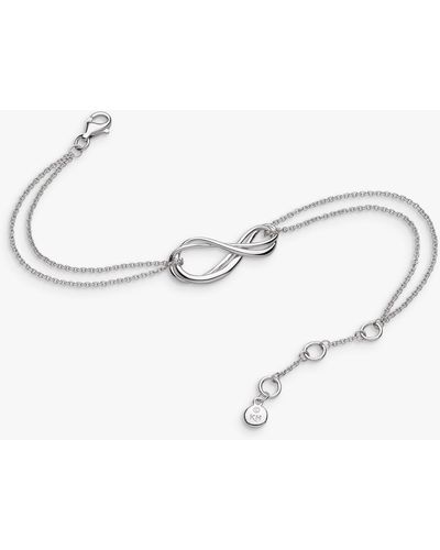 Kit Heath Infinity Double Chain Bracelet - White