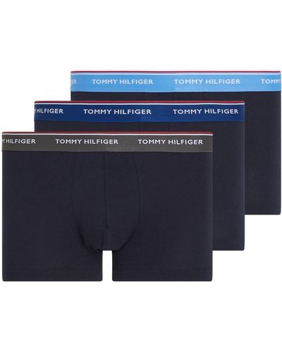 Tommy Hilfiger Organic Cotton Blend Trunks - Blue