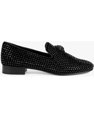 Kurt Geiger Ace Stud Embellishment Shoes - Black