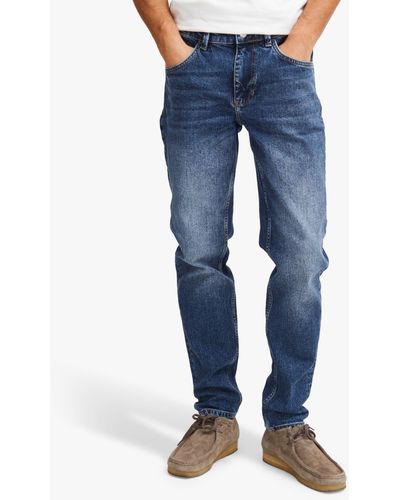 Casual Friday Karup Regular Fit Stretch Jeans - Blue