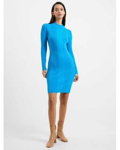 French Connection Mari Knit Dress - Blue