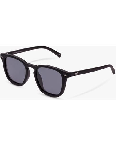 Le Specs No Biggie Polarised D-frame Sunglasses - White