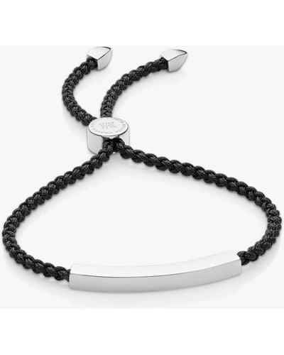 Monica Vinader Linear Friendship Bracelet - White
