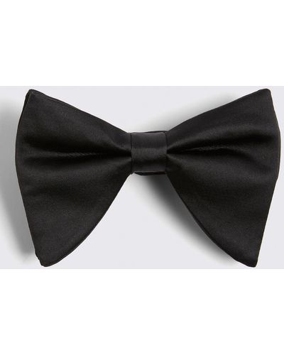 Moss Floppy Bow Tie - Black