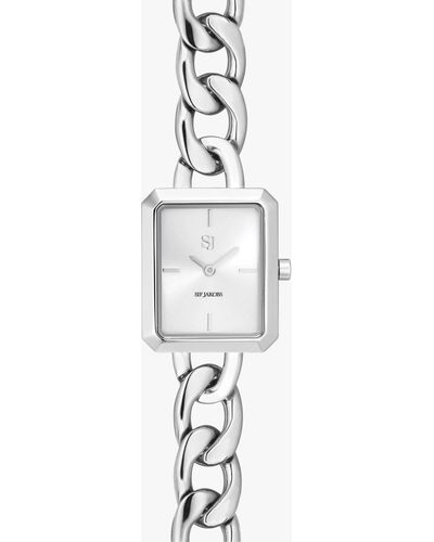 Sif Jakobs Jewellery Gisella Sunray Dial Bracelet Watch - White