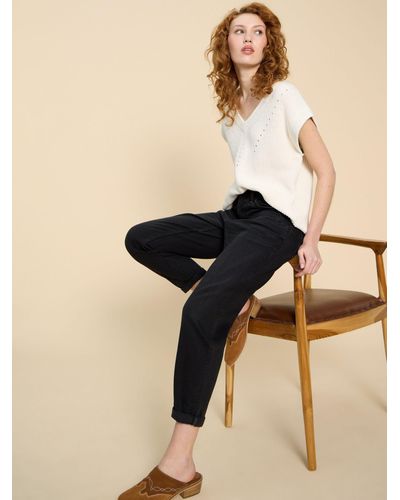 White Stuff Freya Straight Leg Jeans - Natural