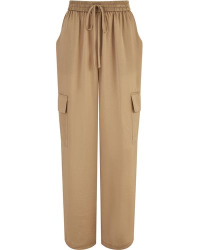 Yumi' Cargo Trousers - Natural