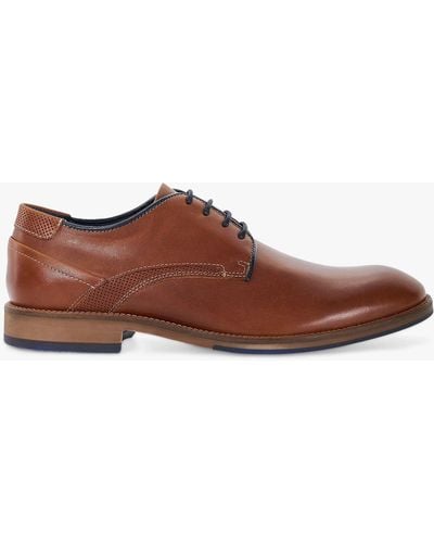 Dune Bridon Lace Up Gibson Shoes - Brown