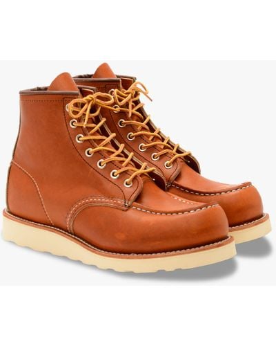 Red Wing 875 Moc Toe Boot - Brown