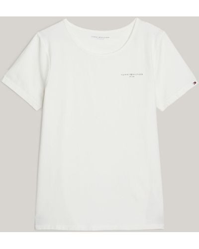 Tommy Hilfiger Adaptive Organic Cotton T-shirt - White