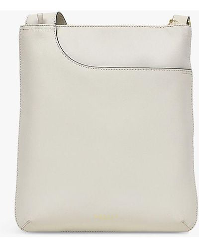 Radley Pocket Icon Leather Medium Cross Body Bag - White