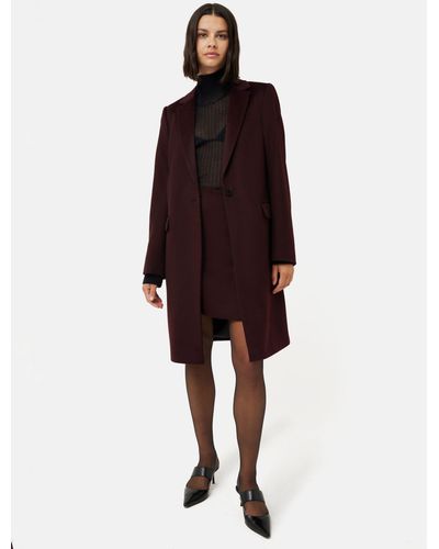 Jigsaw Relaxed Wool Tailored City Coat