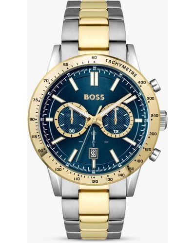 BOSS Boss Allure Chronograph Date Bracelet Strap Watch - Blue