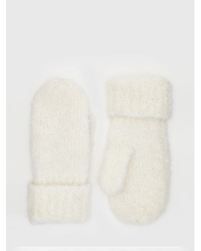 AllSaints Darby Wool Blend Mittens - Natural