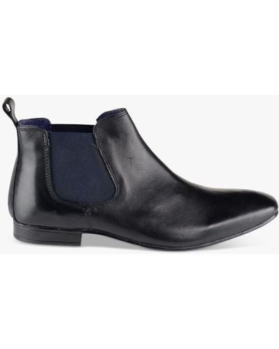 Silver Street London Carnaby Leather Chelsea Boots - Blue