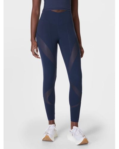 Sweaty Betty Power Reflective Gym Leggings in Blue