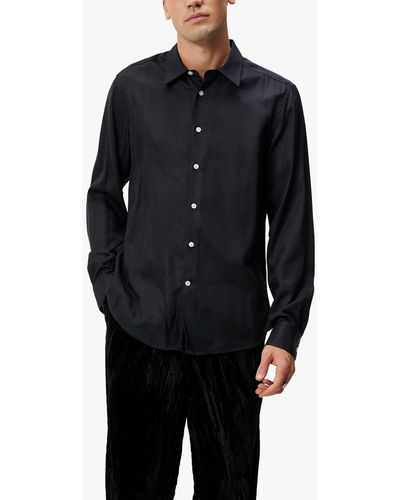 J.Lindeberg Slim Comfort Shirt - Blue