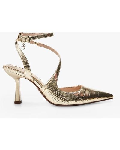 Moda In Pelle Cyanna Slingback Court Shoes - Natural