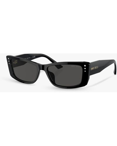 Jimmy Choo Jc5002bu Rectangular Sunglasses - Grey