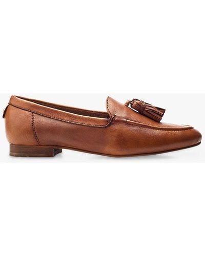 Moda In Pelle Ellmia Leather Loafers - Brown