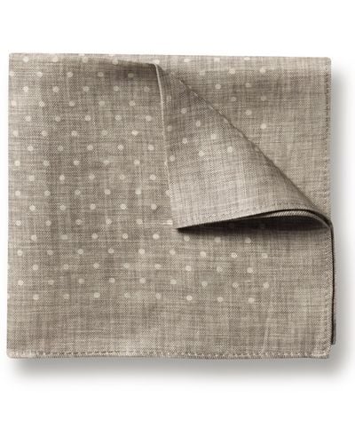 Charles Tyrwhitt Silk Pocket Square - Grey