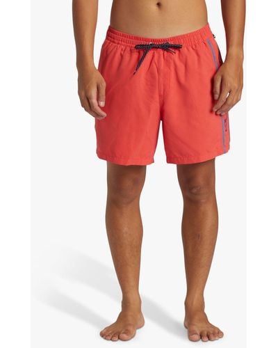 Quiksilver Everyday Collection Recycled Swim Shorts - Red