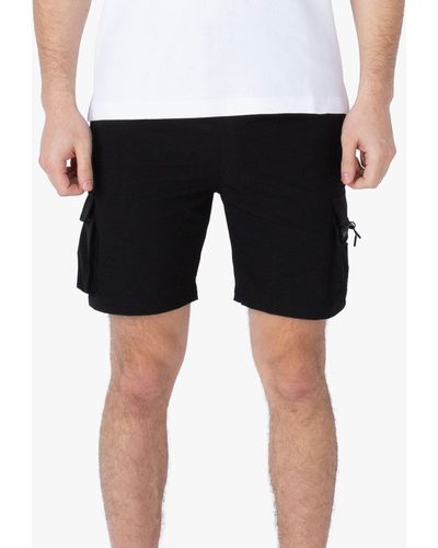 Luke 1977 Optimise Woven Cargo Shorts - Black